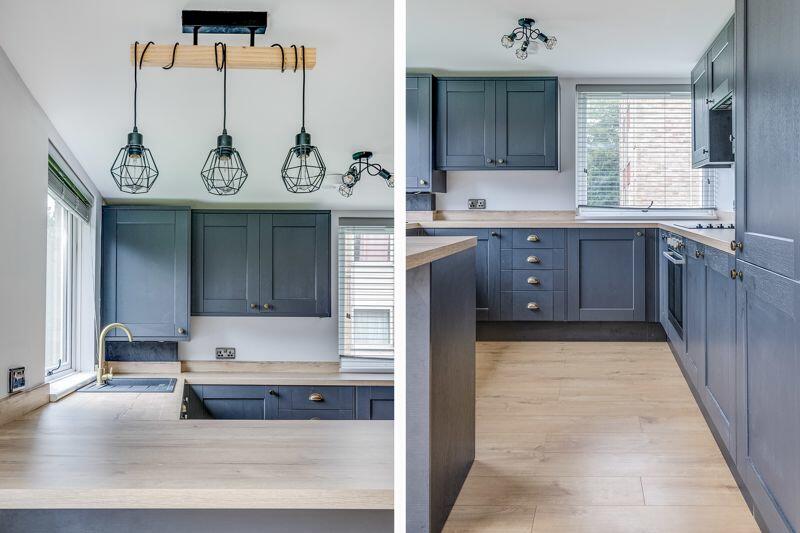Shaker-style kitchen cabinetry by SL Carpentry